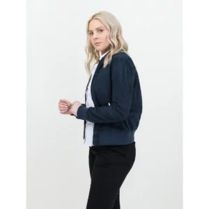 Cazadora mujer JAMES HARVEST HERITAGE JACKET WOMAN 2121047, con modelo, vista lateral
