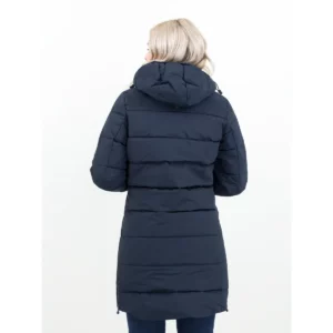 Chaqueta de mujer James Harvest Northport Woman 2121049, Marino, con modelo, vista posterior