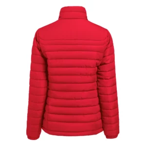 Chaqueta acolchada de mujer James Harvest Arches Woman 2121050, Rojo, vista posterior