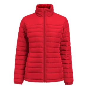 Chaqueta acolchada de mujer James Harvest Arches Woman 2121050, Rojo, vista frontal