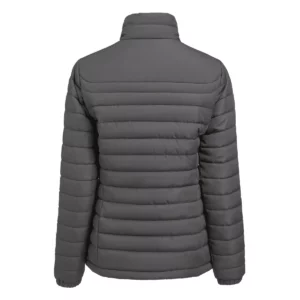 Chaqueta acolchada de mujer James Harvest Arches Woman 2121050, Gris acero, vista posterior
