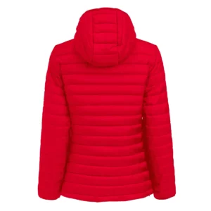 Chaqueta acolchada de mujer James Harvest Meadows Woman 2121052, Rojo, vista posterior