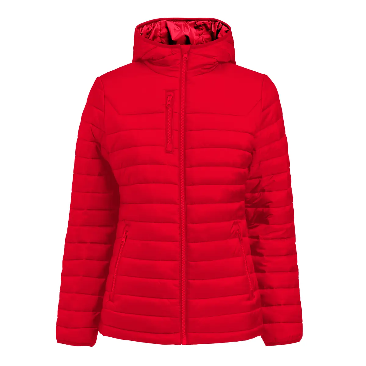 Chaqueta mujer JAMES HARVEST MEADOWS WOMAN 2121052 3 Chaqueta acolchada de mujer James Harvest Meadows Woman 2121052, Rojo, vista frontal
