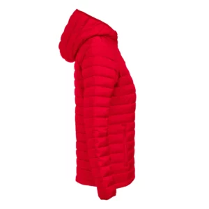 Chaqueta acolchada de mujer James Harvest Meadows Woman 2121052, Rojo, lateral derecho