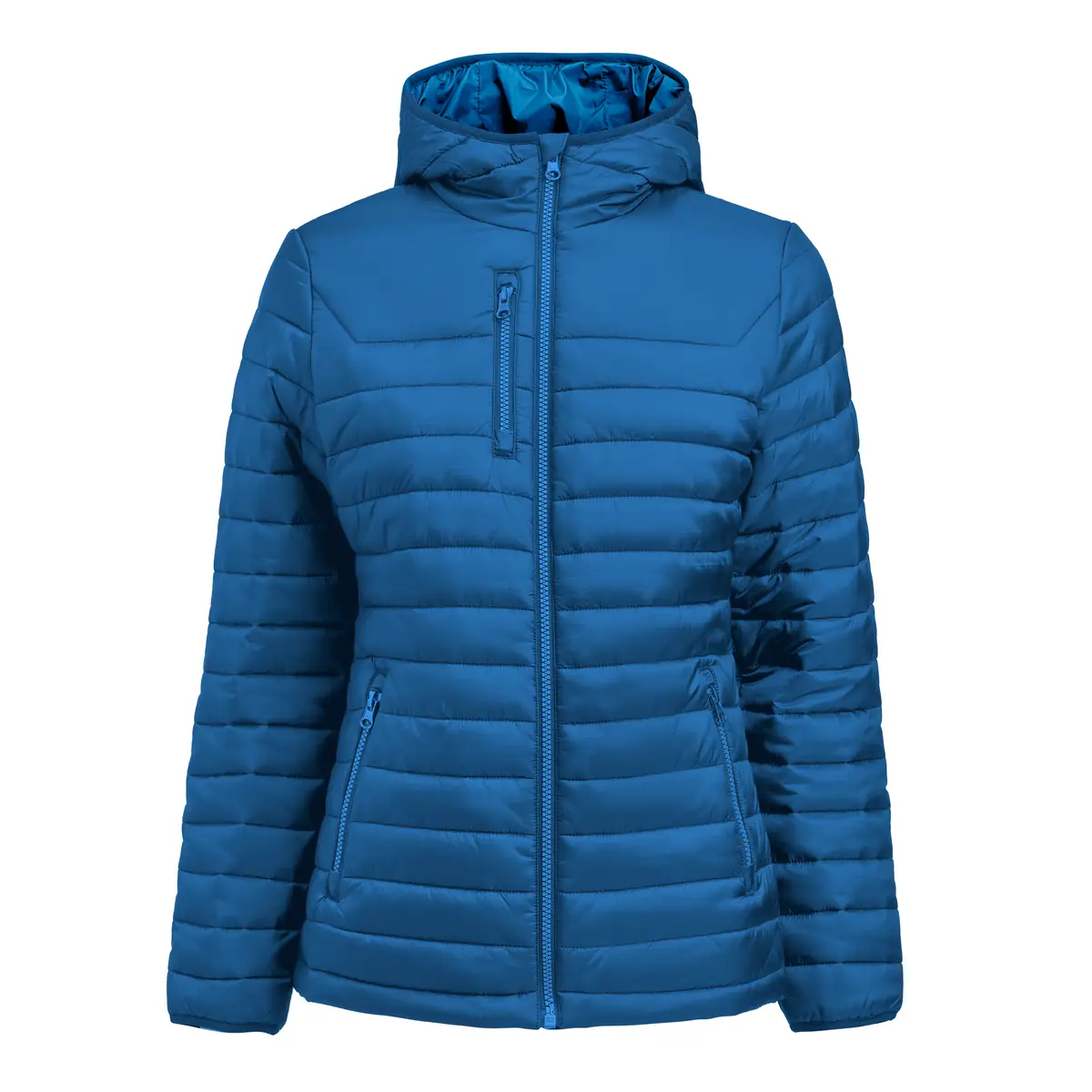 Chaqueta mujer JAMES HARVEST MEADOWS WOMAN 2121052 7 Chaqueta acolchada de mujer James Harvest Meadows Woman 2121052, Azul, vista frontal
