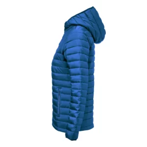 Chaqueta acolchada de mujer James Harvest Meadows Woman 2121052, Azul, lateral izquierdo