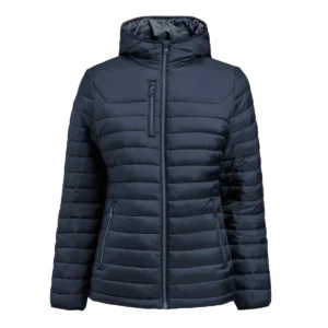Chaqueta acolchada de mujer James Harvest Meadows Woman 2121052, Marino, vista frontal