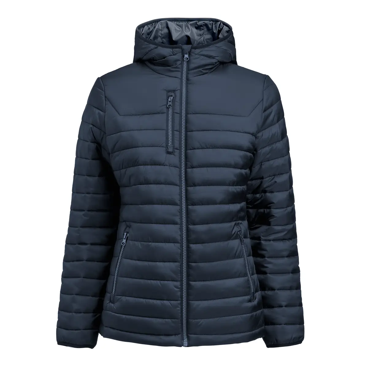 Chaqueta mujer JAMES HARVEST MEADOWS WOMAN 2121052 11 Chaqueta acolchada de mujer James Harvest Meadows Woman 2121052, Marino, vista frontal