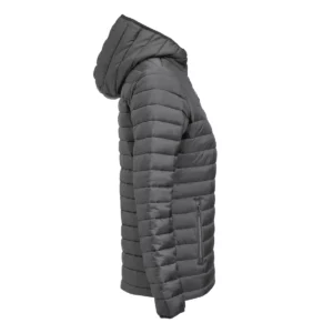 Chaqueta acolchada de mujer James Harvest Meadows Woman 2121052, Gris acero, lateral derecho