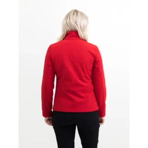 Chaqueta de mujer James Harvest Valley Woman 2121054, Rojo, con modelo, vista posterior