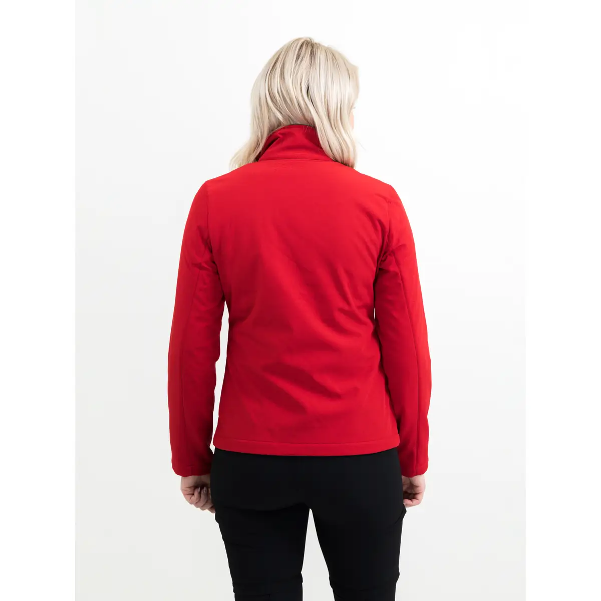 Chaqueta softshell mujer JAMES HARVEST VALLEY 2121054 23 Chaqueta de mujer James Harvest Valley Woman 2121054, Rojo, con modelo, vista posterior