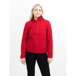 Chaqueta de mujer James Harvest Valley Woman 2121054, Rojo, con modelo, vista frontal