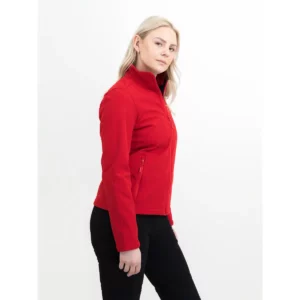 Chaqueta de mujer James Harvest Valley Woman 2121054, Rojo, con modelo, lateral derecho
