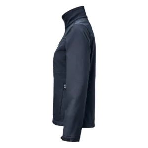 Chaqueta softshell de mujer James Harvest Mammoth Woman 2121056, Marino, lateral izquierdo
