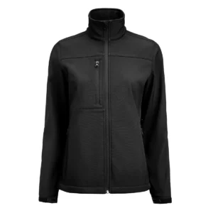 Chaqueta softshell de mujer James Harvest Mammoth Woman 2121056, Negro, vista frontal