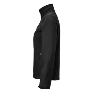 Chaqueta softshell de mujer James Harvest Mammoth Woman 2121056, Negro, lateral izquierdo