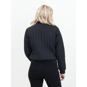 Chaqueta acolchada James Harvest Scarsdale Jacket Women 2121059, Negro, con modelo, vista posterior