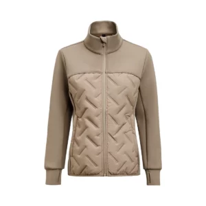 Chaqueta de mujer James Harvest Montana Hybrid Motion 2121060, Nogal, vista frontal