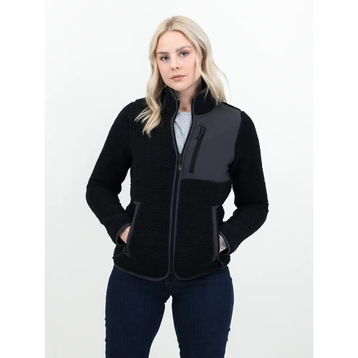 Polar JAMES HARVEST KINGSLEY WOMAN 2121504 2 Polar James Harvest Kingsley Woman 2121504, Negro, con modelo, vista frontal