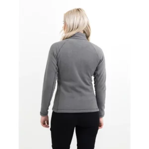 Polar de mujer James Harvest Zion Woman 2121506, Gris acero, con modelo, vista posterior