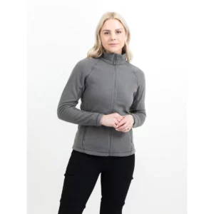 Polar de mujer James Harvest Zion Woman 2121506, Gris acero, con modelo, vista frontal