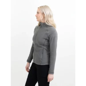 Polar de mujer James Harvest Zion Woman 2121506, Gris acero, con modelo, lateral izquierdo
