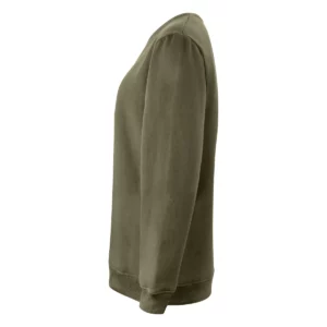 Sudadera mujer JAMES HARVEST ALDER HEIGHTS WOMAN 2122040, Moss green, vista lateral