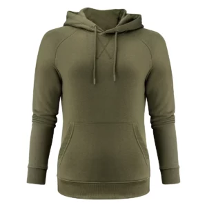 Sudadera mujer JAMES HARVEST HARDIN HEIGHTS WOMAN 2122041, Moss green, vista frontal