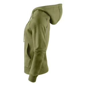 Sudadera mujer JAMES HARVEST HARDIN HEIGHTS WOMAN 2122041, Moss green, lateral izquierdo