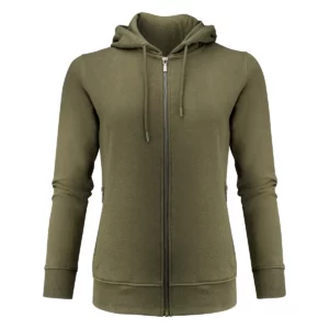 Sudadera mujer JAMES HARVEST WESTWOOD HEIGHTS WOMAN 2122043, Moss green, vista frontal