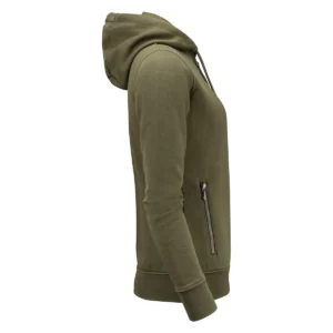 Sudadera mujer JAMES HARVEST WESTWOOD HEIGHTS WOMAN 2122043, Moss green, lateral derecho