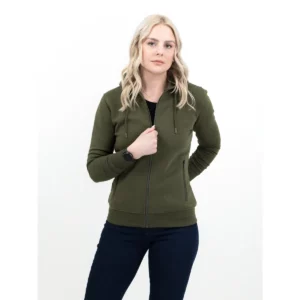 Sudadera mujer JAMES HARVEST WESTWOOD HEIGHTS WOMAN 2122043, vista frontal con modelo