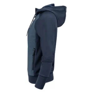 Sudadera de mujer James Harvest Keyport 2122044, Marino, lateral izquierdo
