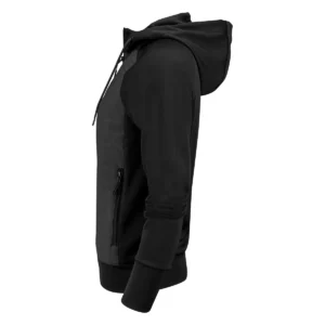 Sudadera de mujer James Harvest Keyport 2122044, Negro, lateral izquierdo