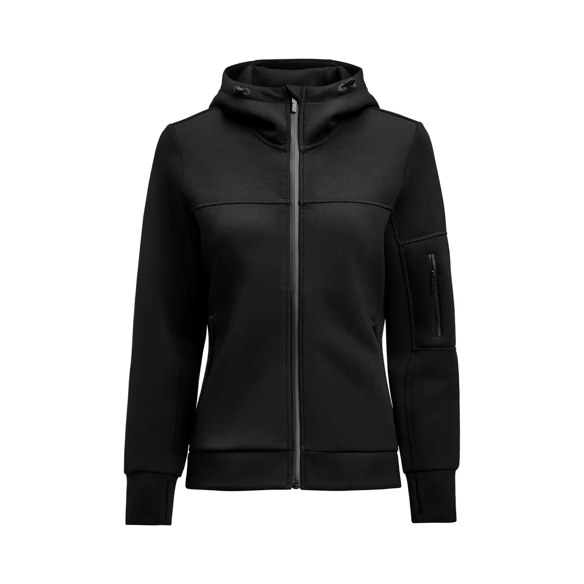 Sudadera mujer JAMES HARVEST MONTANA MIDLAYER 2122045 11 Sudadera de mujer James Harvest Montana Midlayer 2122045, Negro, vista frontal