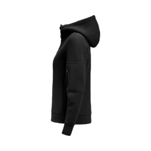 Sudadera de mujer James Harvest Montana Midlayer 2122045, Negro, lateral izquierdo