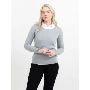 Jersey de mujer James Harvest Ashland U Woman 2122509, Gris marengo, con modelo, vista frontal