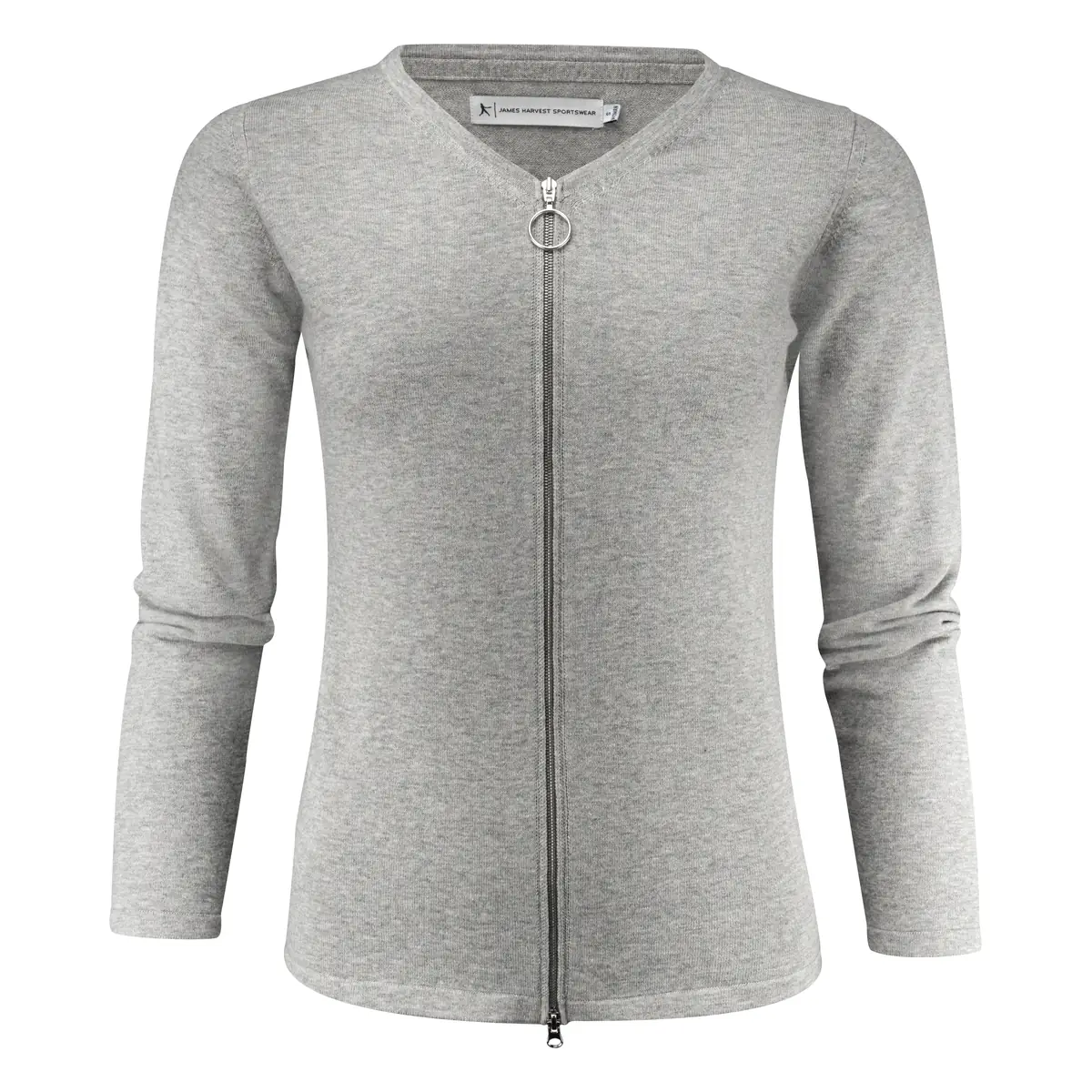 Cárdigan JAMES HARVEST ASHLAND CARDIGAN WOMAN 2122511 3 Cárdigan de mujer James Harvest Ashland Cardigan Woman 2122511, Grey melange, vista frontal