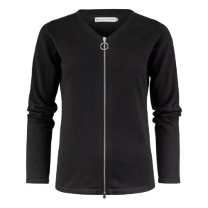 Cárdigan de mujer James Harvest Ashland Cardigan Woman 2122511, Negro, vista frontal
