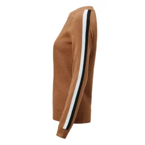 Jersey de mujer James Harvest Scarsdale Sweater 2122513, Hazel, lateral izquierdo