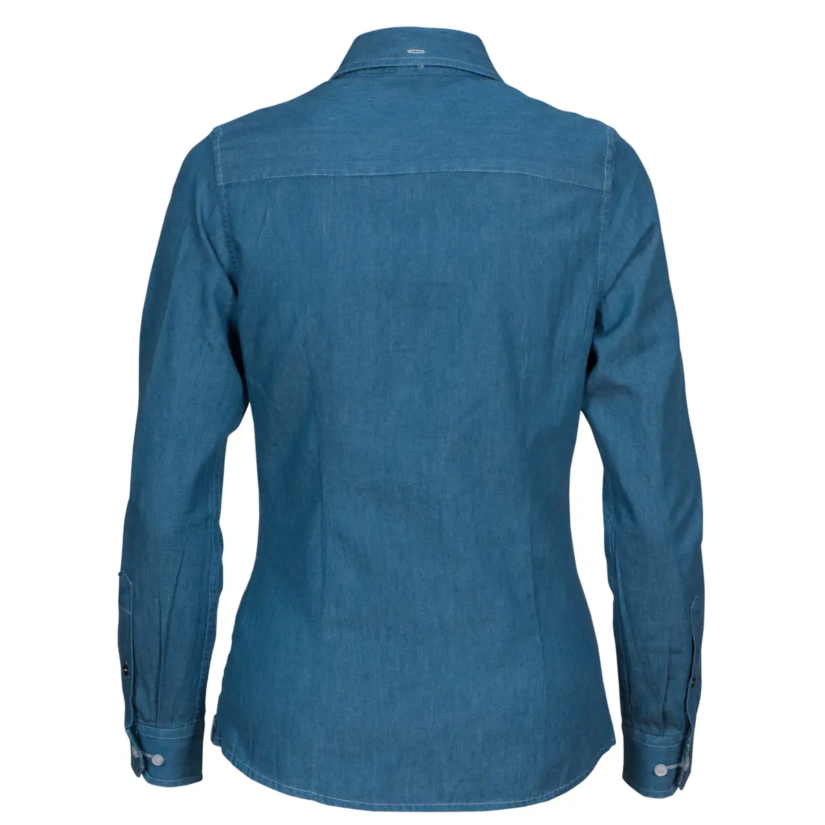 Camisa mujer JAMES HARVEST JUPITER LADIES 2123025 3 Camisa mujer JAMES HARVEST JUPITER LADIES 2123025, Azul tejano, vista posterior