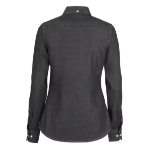 Camisa mujer JAMES HARVEST JUPITER LADIES 2123025, Black denim, vista posterior