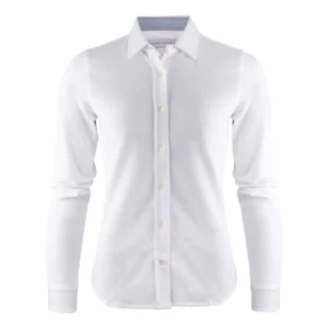 Camisa de mujer James Harvest Burlingham Woman 2123028, Blanco, vista frontal