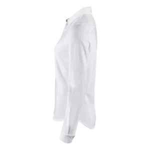 Camisa de mujer James Harvest Burlingham Woman 2123028, Blanco, lateral izquierdo