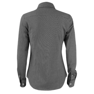 Camisa de mujer James Harvest Burlingham Woman 2123028, Negro, vista posterior