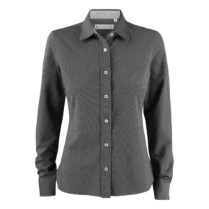 Camisa de mujer James Harvest Burlingham Woman 2123028, Negro, vista frontal