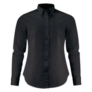 Camisa de mujer James Harvest Acton Woman 2123031, Negro, vista frontal