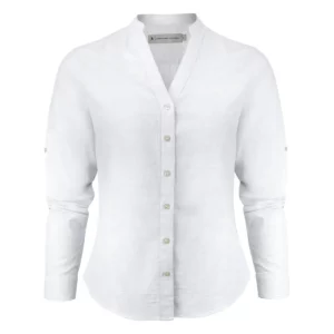 Camisa de mujer James Harvest Townsend Woman 2123032, Blanco, vista frontal