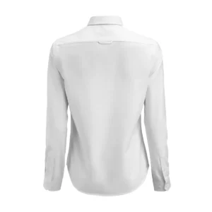 Camisa de mujer James Harvest Allen Oxford Woman 2123033, Blanco, vista posterior