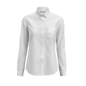 Camisa de mujer James Harvest Allen Oxford Woman 2123033, Blanco, vista frontal